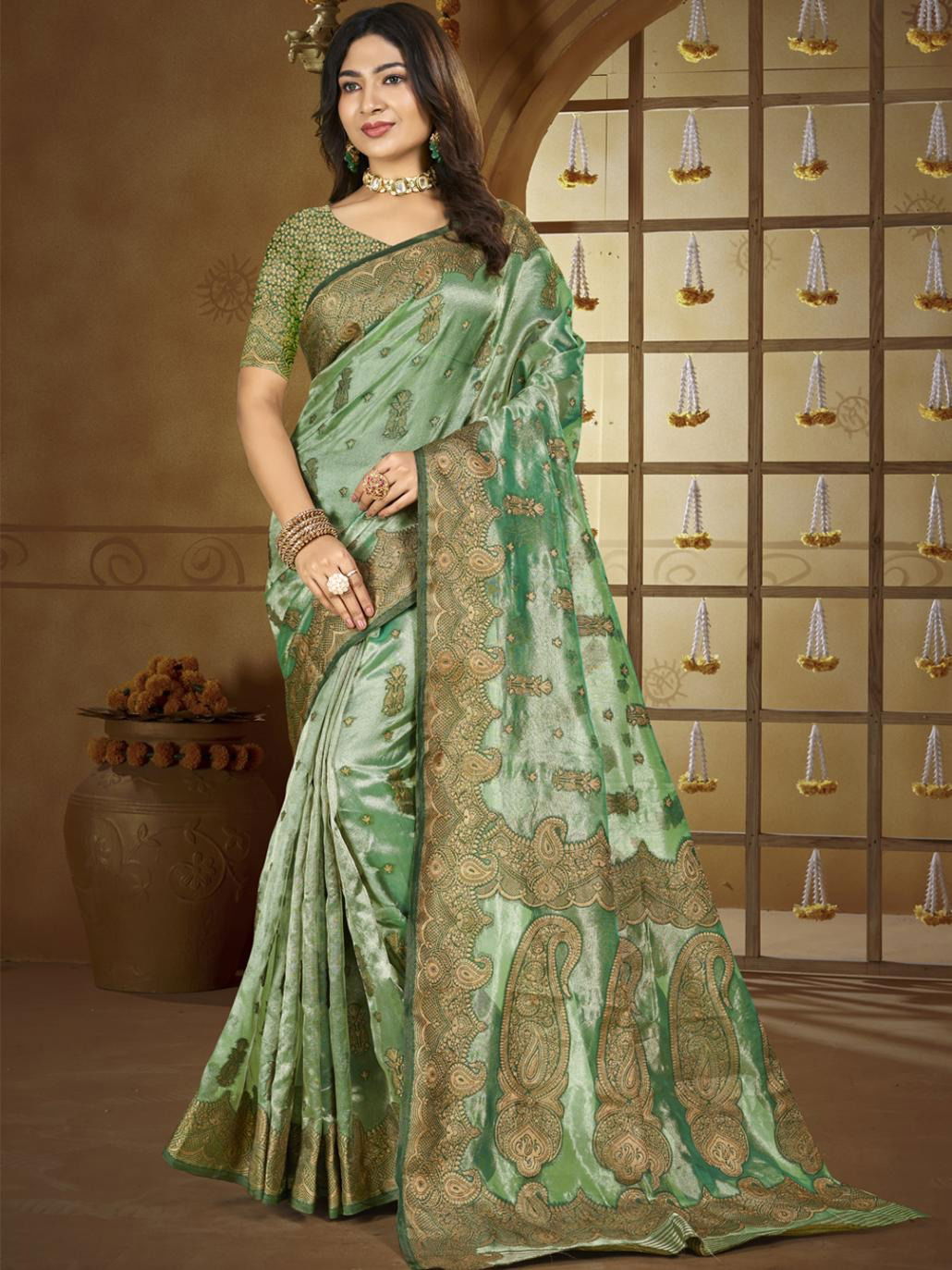 Cindrella Vol 5 By Bunawat Silk Wedding Wear Saree Suppliers In India